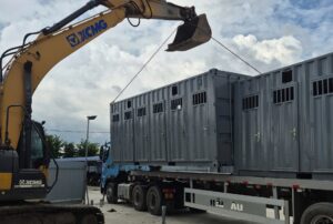 SLT GREEN GLOBAL cung cấp container phục vụ dự án Vinhomes Green Paradise Cần Giờ