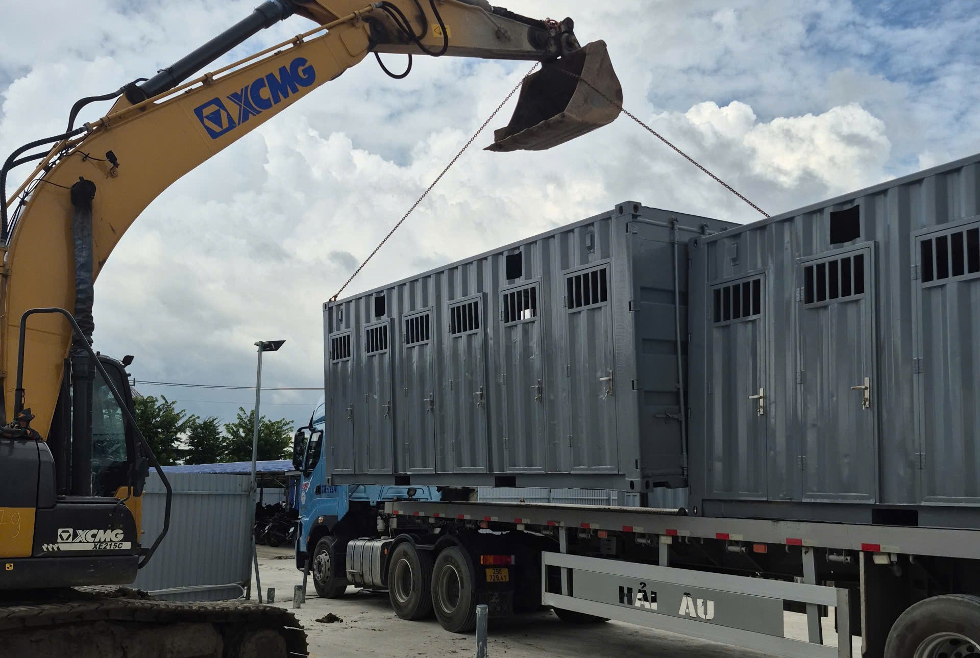 SLT GREEN GLOBAL cung cấp container phục vụ dự án Vinhomes Green Paradise Cần Giờ